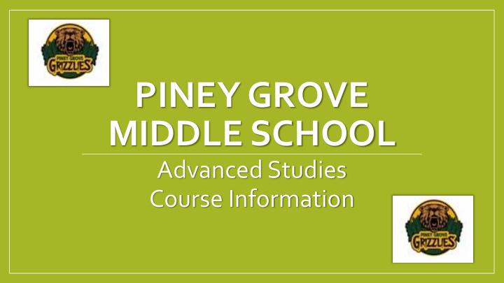 piney grove middle school