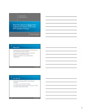 1  Concerns   What is being said about your written materials?   What is being said about