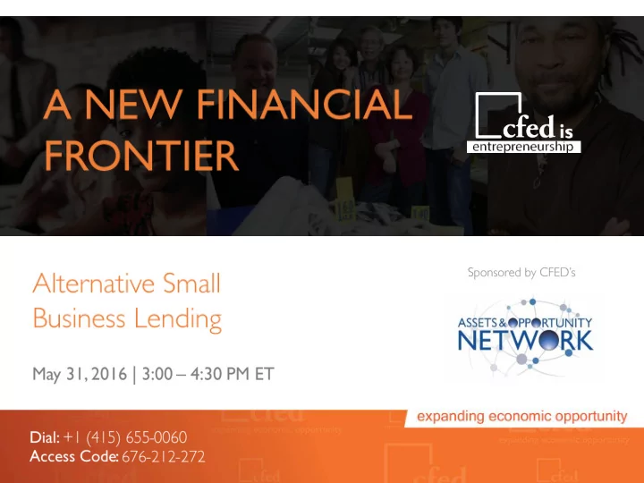 cfed facebook com cfednews cfed org blog inclusiveeconomy