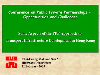 Conference on Public Private Partnerships     Conference on Public Private Partnerships