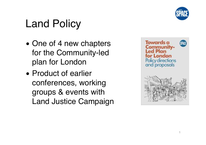 land policy