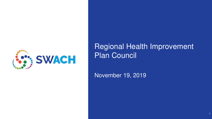 regional health improvement plan council