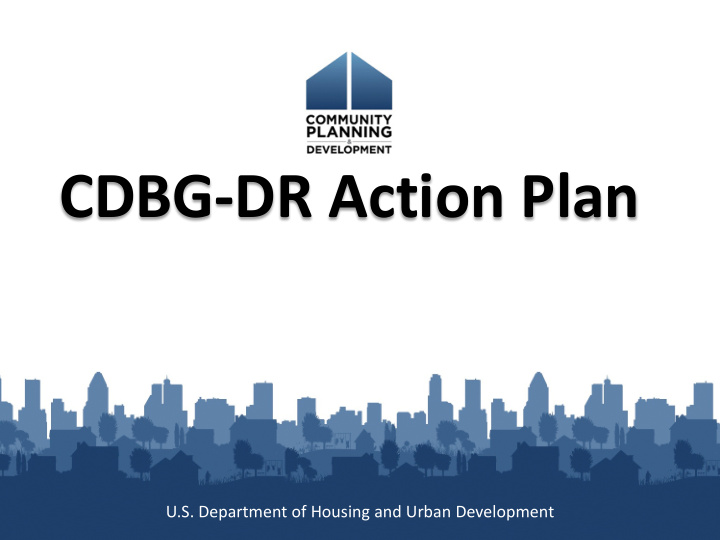 cdbg dr action plan