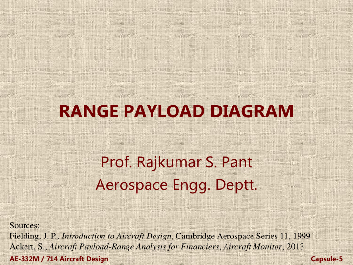 range payload diagram