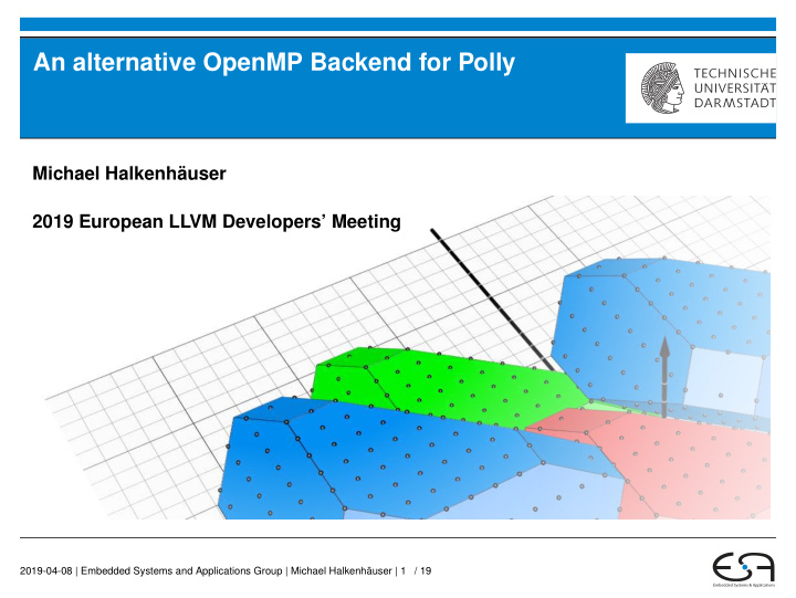 an alternative openmp backend for polly