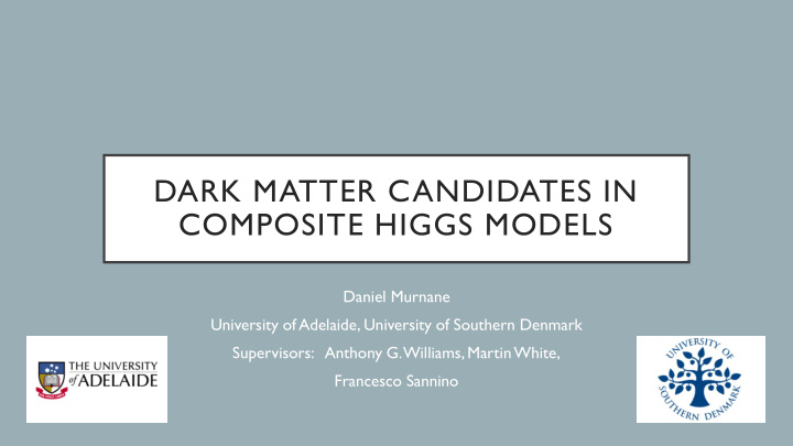composite higgs models