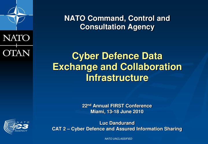 cyber defence data exchange and collaboration