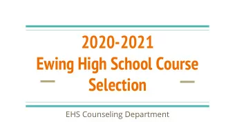 Selection  EHS Counseling Department  High School Graduation Requirements  Level Options  Advanced