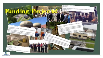 F  unding Pr  oje c ts! !  PE  NNVE  ST  : Y $  $ MONE  fo r  No n Po int  I  nfra struc ture  So