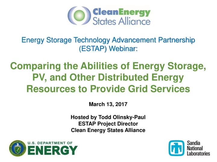 pv and other distributed energy