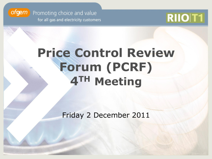 price control review