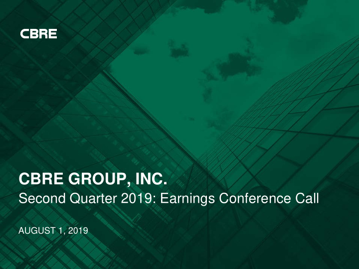 cbre group inc