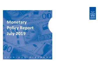 Monetary  Policy Report  July 2019  Chapter 1  Figure 1.1. Repo rate with uncertainty bands  Per