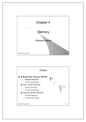 Chapter 4  Memory  Process Control  Flaxer Eli - Process Control  Ch 4 - 1  Outline  Read-Only