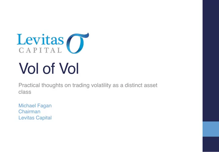 vol of vol