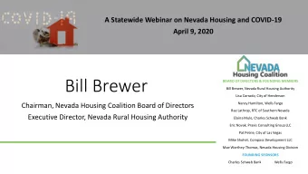 Bill Brewer  BOARD OF DIRECTORS &amp; FOUNDING MEMBERS  Bill Brewer, Nevada Rural Housing Authority
