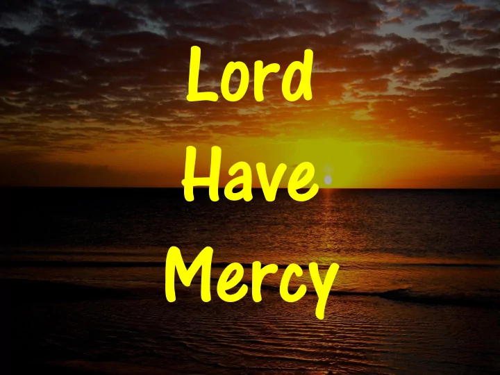 mercy