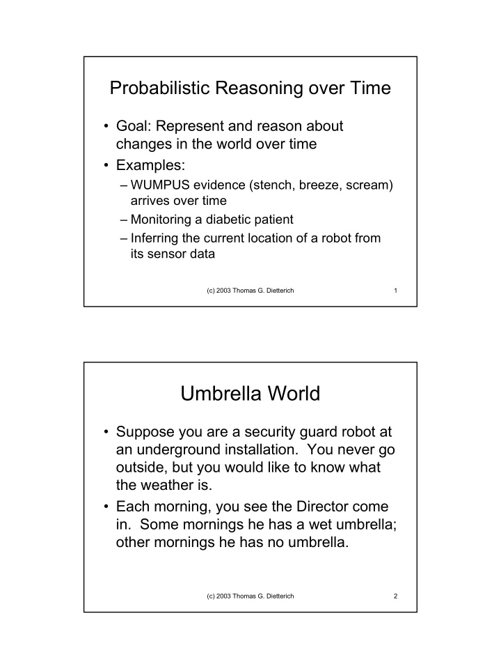 umbrella world