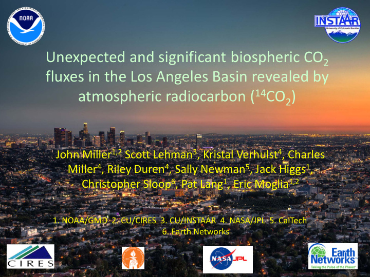 fluxes in the los angeles basin revealed by atmospheric