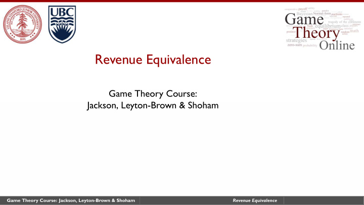 revenue equivalence