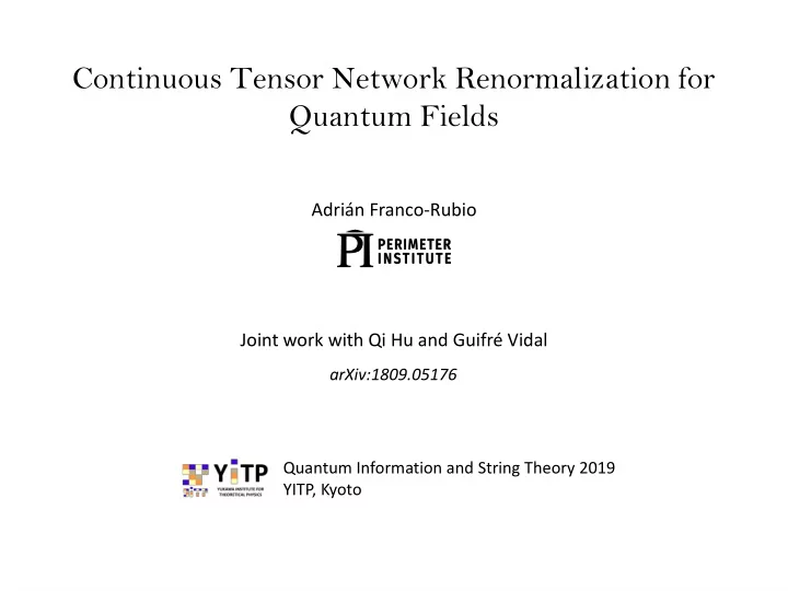 quantum fields