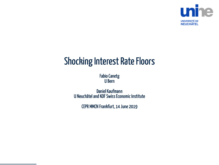 shocking interest rate floors shocking interest rate