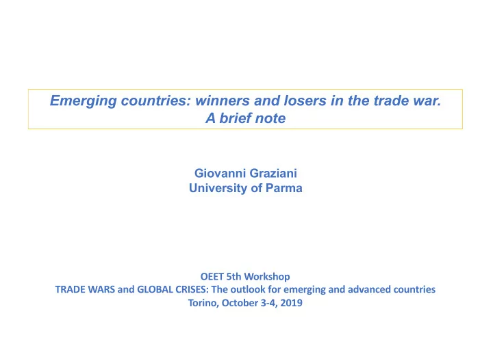 emerging countries winners and losers in the trade war a