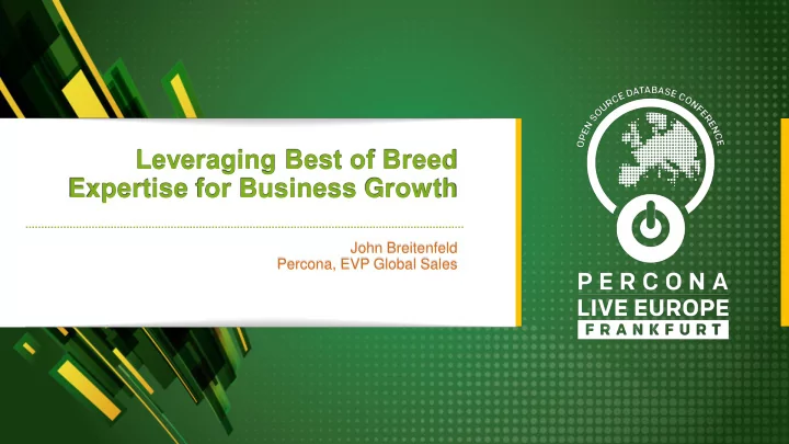 leveraging best of breed