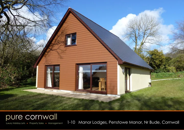 1 10 manor lodges penstowe manor nr bude cornwall
