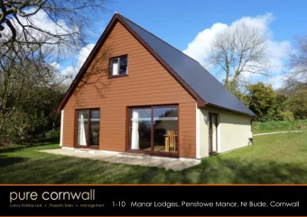 1-10   Manor Lodges, Penstowe Manor, Nr Bude, Cornwall Luxury Holiday Lets  Property Sales