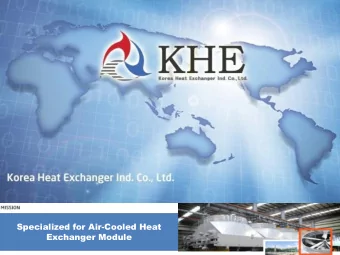 Specialized for Air-Cooled Heat  Exchanger Module  1  TABLE OF CONTENTS  1. Brief History  8.