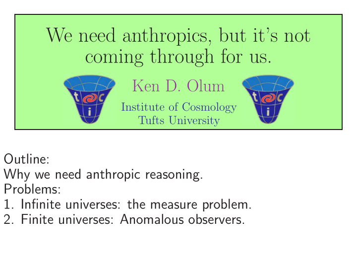 we need anthropics but it s not coming through for us