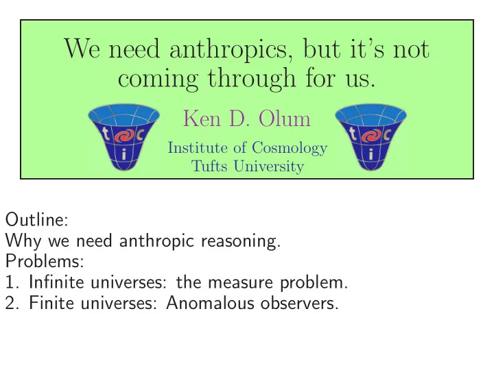 we need anthropics but it s not coming through for us