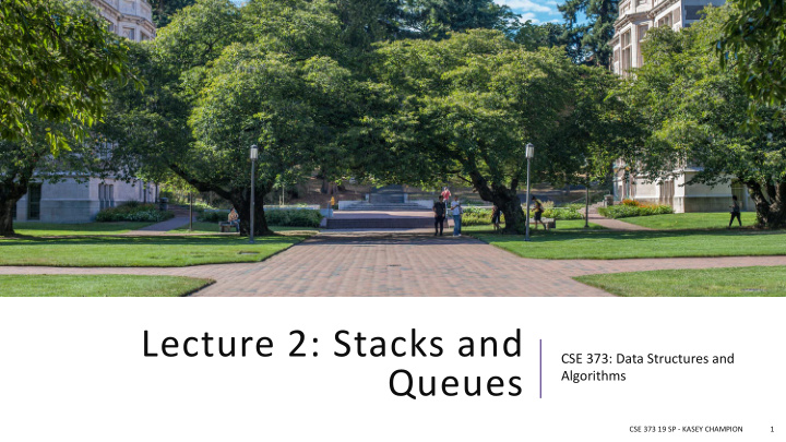 lecture 2 stacks and