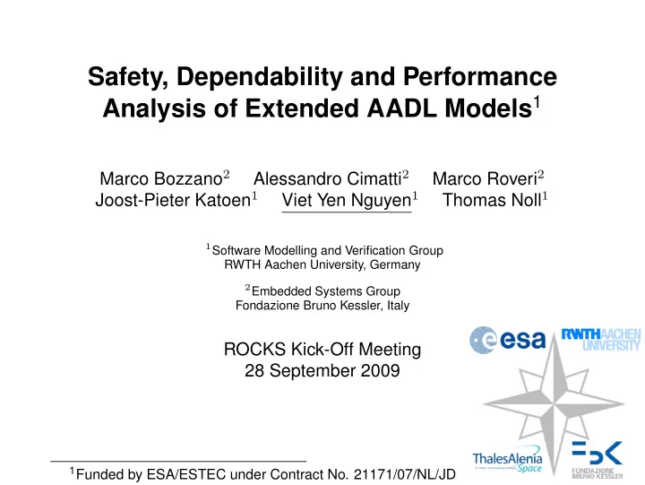 safety dependability and performance