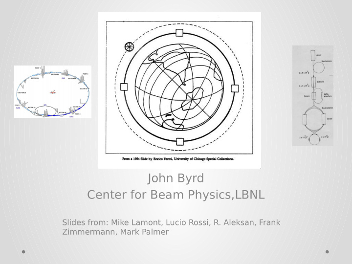 john byrd center for beam physics lbnl
