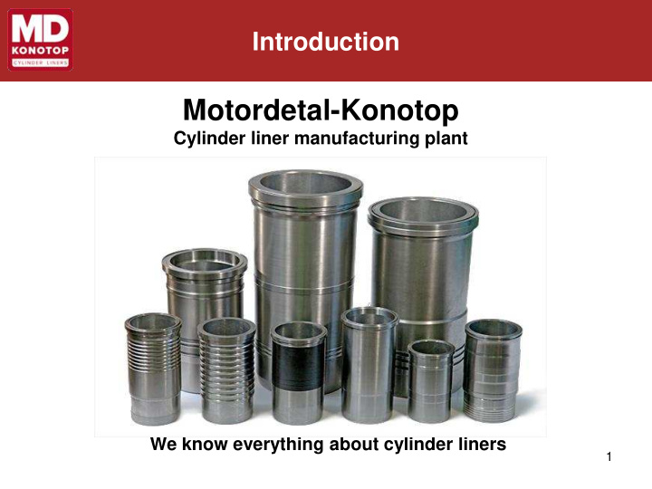 we know everything about cylinder liners 1 company