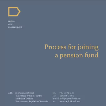 Process for joining  a pension fund  Voluntary funded component  Pension fund  Pension fund is an