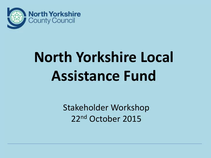 assistance fund
