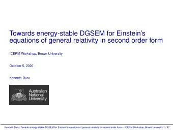 Towards energy-stable DGSEM for Einsteins  equations of general relativity in second order form