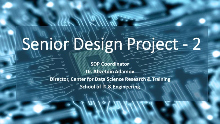 se senior de design project ct 2