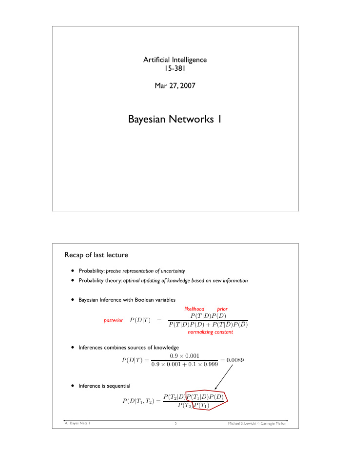 bayesian networks 1