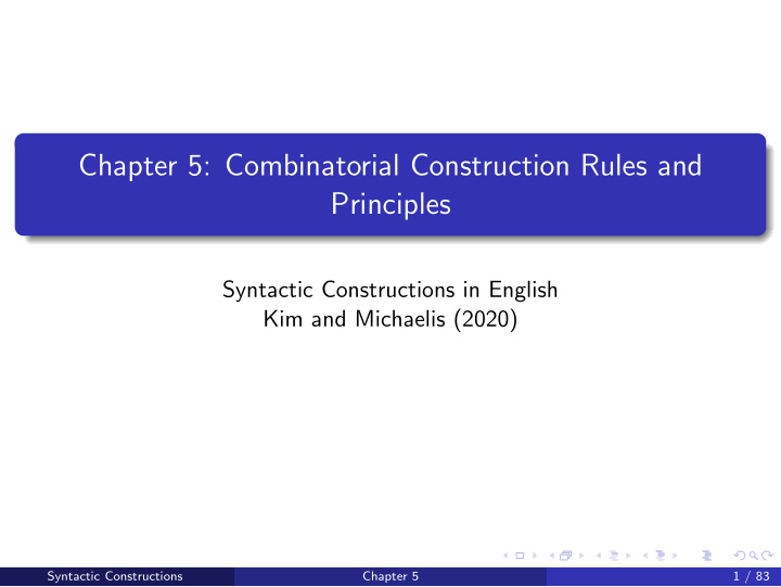 chapter 5 combinatorial construction rules and principles