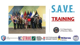Suicide Prevention Care Coordination Team   W.G. (Bill) Hefner VA Medical Center  SALISBURY VAMC