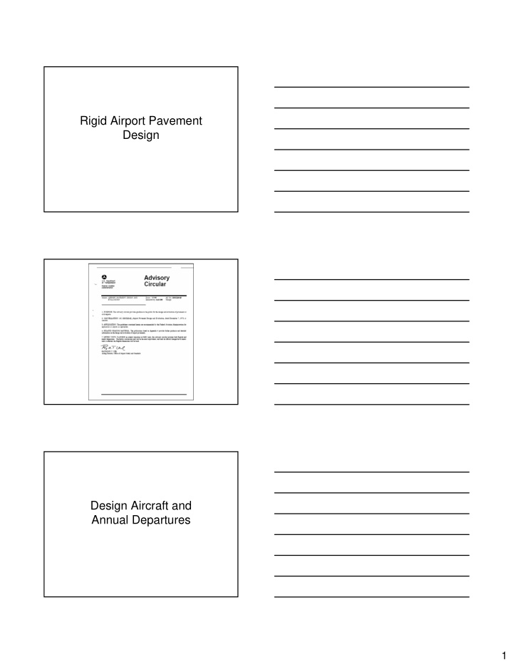 rigid airport pavement design design aircraft and annual