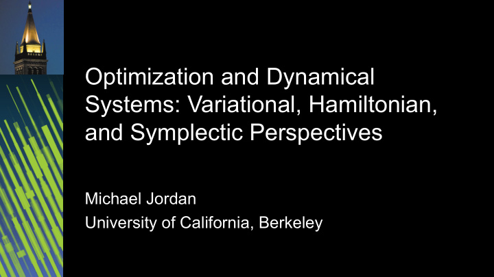 optimization and dynamical systems variational