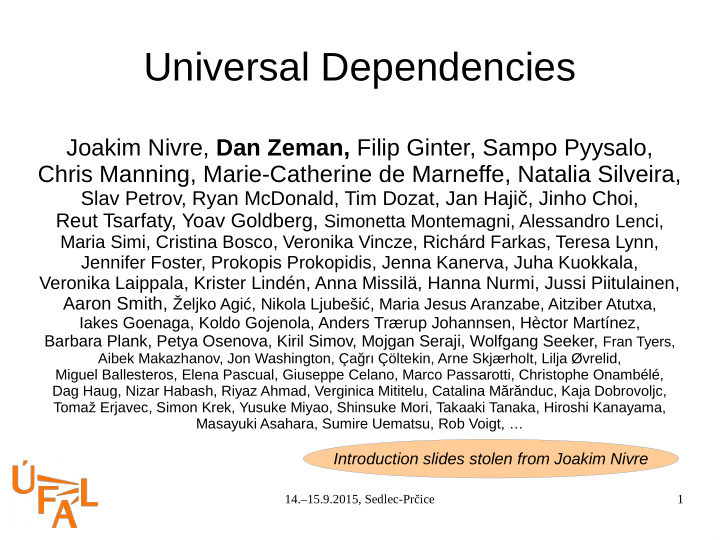 universal dependencies