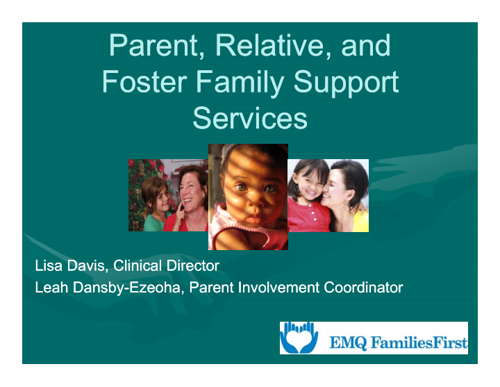 parent relative and parent relative and f foster family