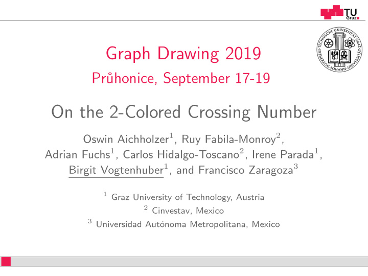 graph drawing 2019