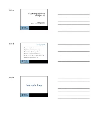 Setting the Stage ___________________________________ ___________________________________